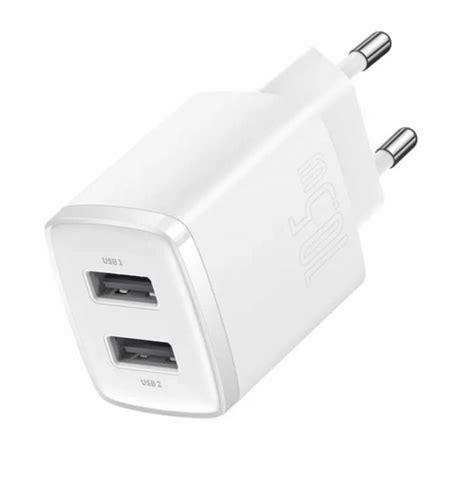 Сетевое зарядное устройство Baseus Compact Charger CCXJ010202 10 5W