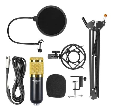 Fifine F Kit Microfono Brazo Articulado Filtro Ara A Showlightsrl