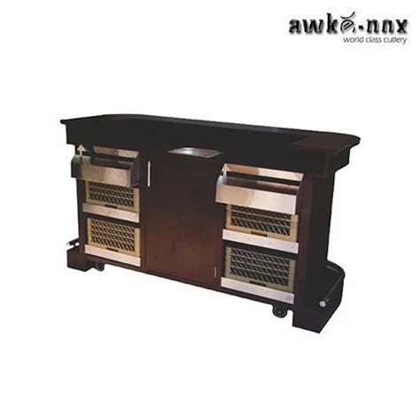 Awkenox Modern Mobile Bar Counter 80 X 34 X 45 At Best Price In