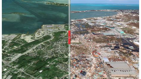 Before And After Hurricane Dorian Photo Slider Shows Devastation