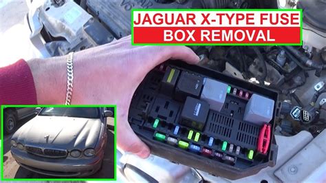 How To Remove And Replace The Engine Fuse Box On Jaguar X TYPE X TYPE