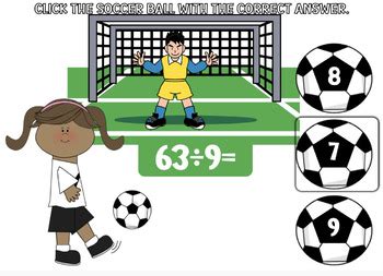 Soccer Ball Multiplication And Division By Kk Tpt