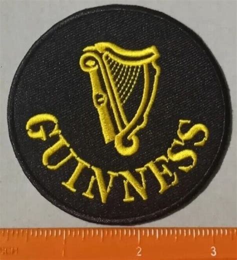 Guinness Embroidered Iron On Patch