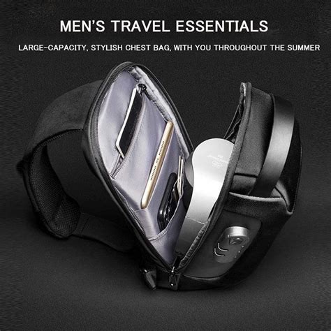 Cheap Men S Waterproof Oxford Crossbody Bag Anti Theft Sling Bag