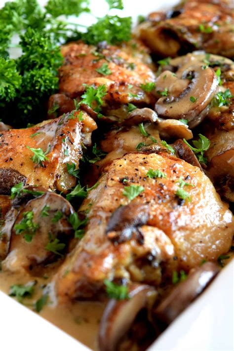 Baked Chicken Thighs With Cream Of Mushroom Soup