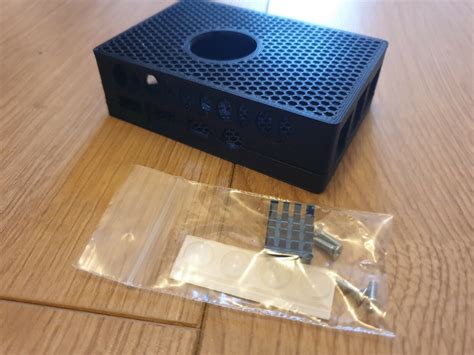 Raspberry Pi 4 Pi4 PoE PLUS Hat Case Power Over Ethernet Box Mount