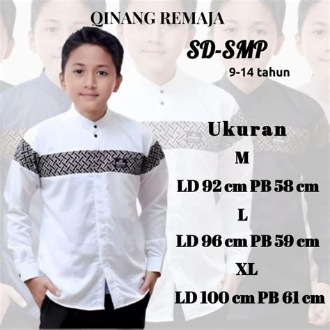 Jual Baju Remaja Terbaru Lengan Panjang Kemeja Anak Tanggung Sd Smp