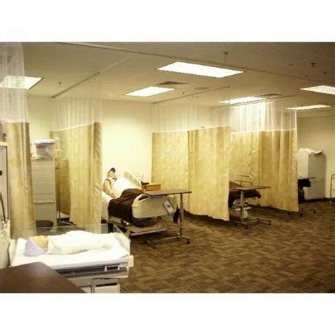 Printed Polyester Net Antimicrobial Hospital Curtains At Rs Square