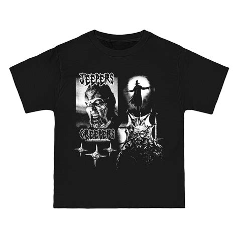 Jeepers Creepers Heavyweight Black Tee Shortsleeve Shirt Etsy