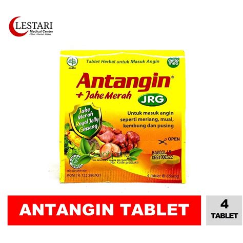 Jual Strip Antangin Jrg Tablet Plus Jahe Merah Tab Shopee Indonesia