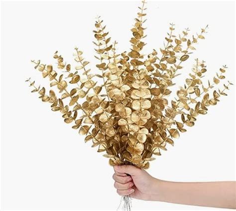 Eucalyptus Garland Artificial Flowers 10pcs Christmas Decorations