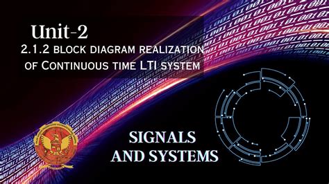 2 1 2 Block Diagram Realization Of Continuous Time LTI System Unit 2