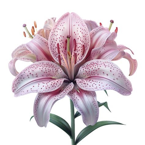 Pink Lily Flower Isolated On Transparent Background 47241288 Png