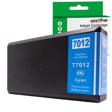 Tinta Compatible EPSON T7012 T7022 T7032 Cyan C13T70124010