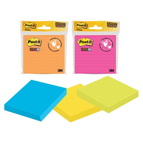 Comprar Notas Adhesivas Post It® Super Sticky Color Rio De Janeiro