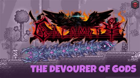 Terraria Calamity Mod Revengeance Mode The Devourer Of Gods Boss