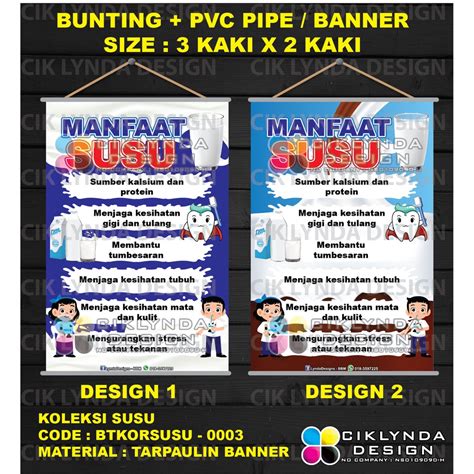 Pre Order Bunting Pvc Pipe Koleksi Susu Shopee Malaysia