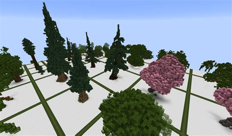 Minecraft Schematics Trees Minecraft Tree Template