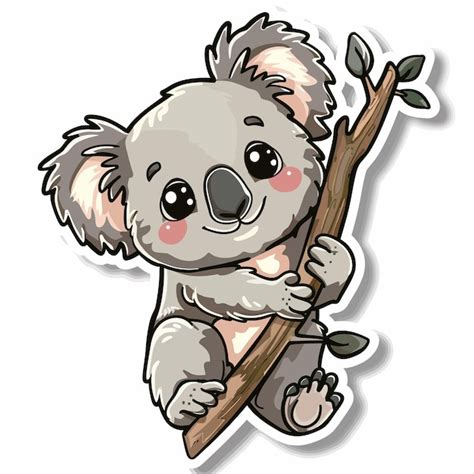 Koala Bear Vector Cute Premium Ai Generated Vector