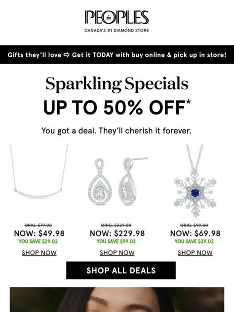 People S Jewellers Sparkling Specials Are Here Milled