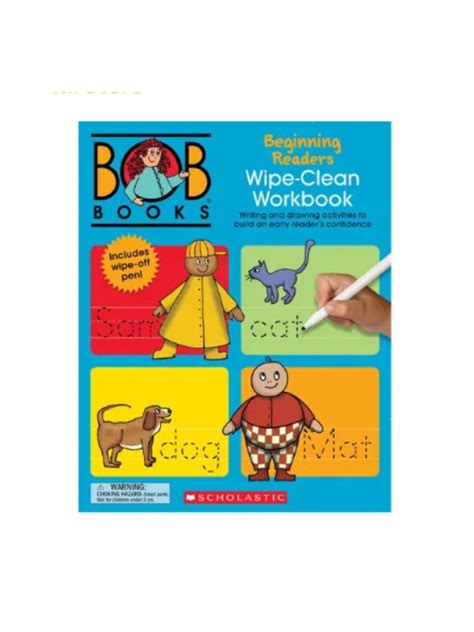 Scholastic Bob Books Beginning Readers Wipe Clean Edamama