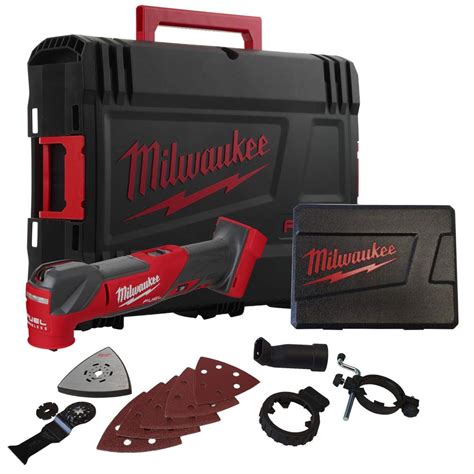 Milwaukee M18fmt 0x M18 Fuel Multi Tool Body Only With Accessory Case