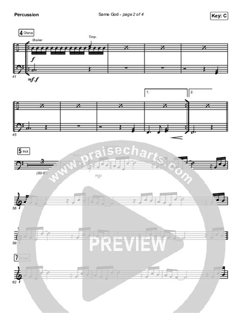 Same God Choral Anthem Satb Percussion Sheet Music Pdf Elevation