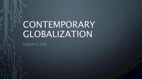 Pdf Contemporary Globalization Ppt Dokumen Tips