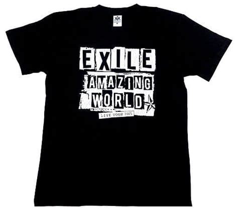 駿河屋 Exile ペイントtシャツ ブラック Mサイズ 「exile Live Tour 2015 “amazing World”」（tシャツ）