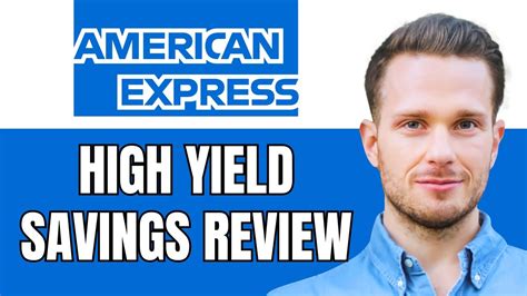 American Express High Yield Savings Account Review Amex High Yield