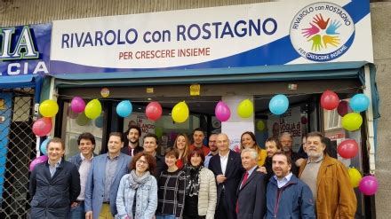 ELEZIONI RIVAROLO Rostagno c è e inaugura la sede FOTO