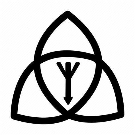Algiz Symbol Rune Paganism Wiccan Sigil Icon Download On Iconfinder