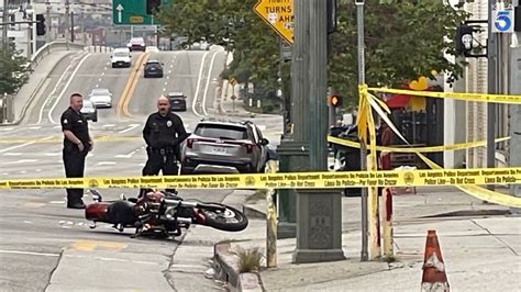 Fallen Motorcyclist Fatally Run Over By Hit And Run Driver In Los Angeles