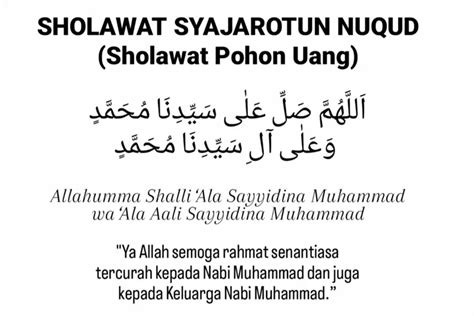 Cara Mengamalkan Sholawat Pohon Uang Rezeki Mengalir Deras Dompet Tak