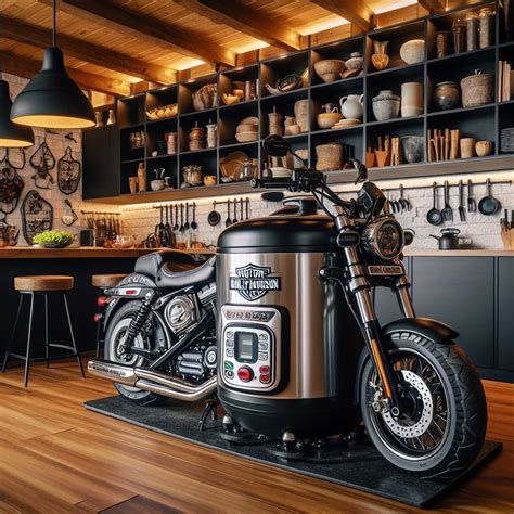 Cook In Style Harley Davidson Inspired Slow Cooker Adds Edge To Your Culinary Creations