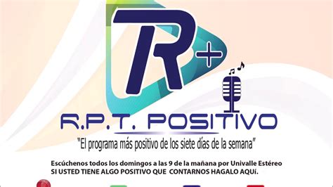 PROGRAMA RPT POSITIVO 20 DE OCTUBRE 2019 UNIVALLE ESTEREO 105 3 FM