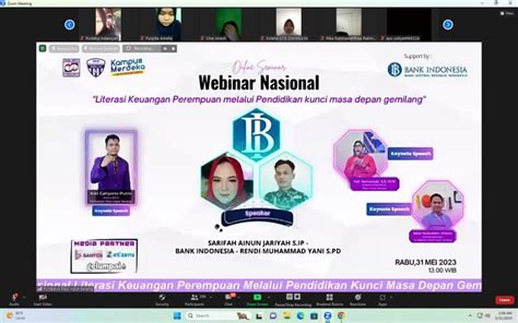 Bem Kampus Politeknik Piksi Input Serang Gelar Webinar Nasional