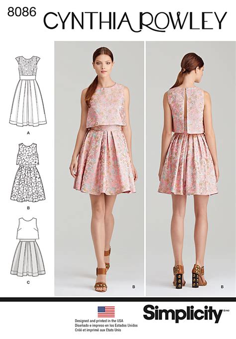 Simplicity Misses Dress By Cynthia Rowley