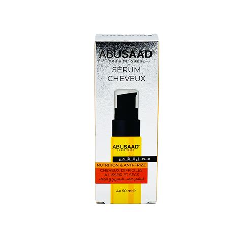 Abusaad Sérum Nutrition Anti Frizz Pour Cheveux Difficiles À Lisser