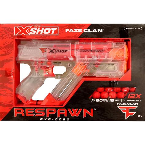 Zuru X SHOT Faze Clan Chaos Respawn RXB 0060 12x Round Ball Blaster