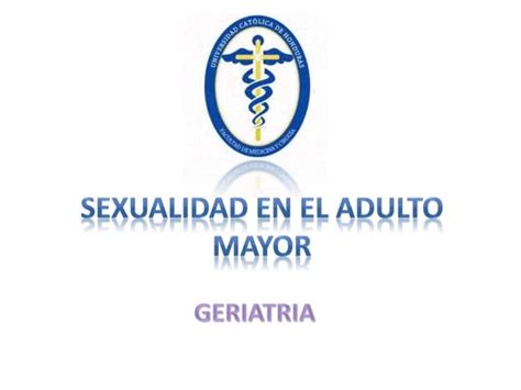 Sexualidad Adulto Mayor Ppt