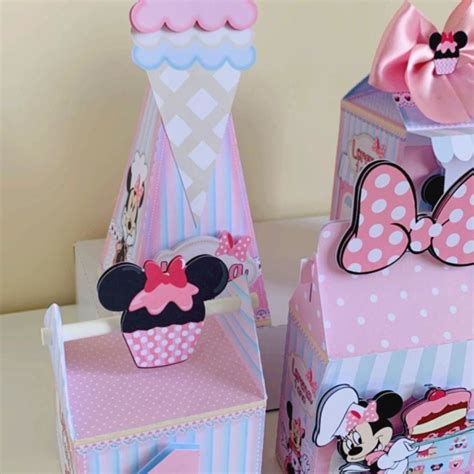 Kit Personalizados Clássicos Minnie Confeitaria 25 Uni Elo7