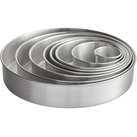 Choice 9 X 3 Round Straight Sided Aluminum Cake Pan