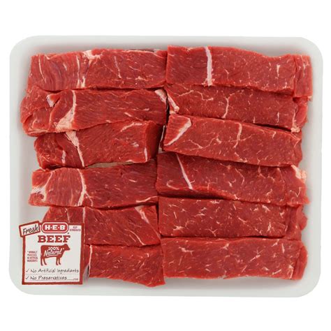 H E B Boneless Texas Style Beef Shoulder Ribs Usda Select Value