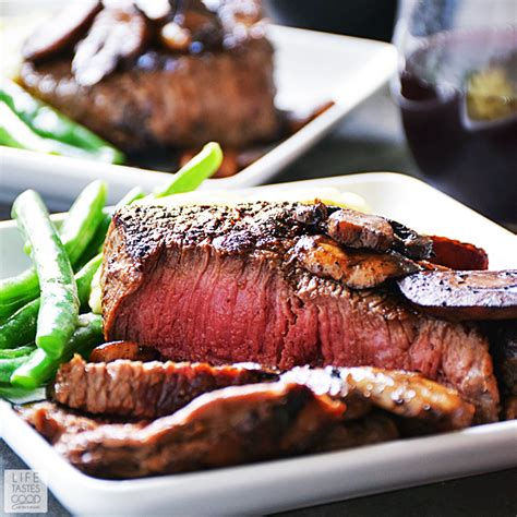 Pan Seared Sirloin Steak Dinner For Two Life Tastes Good