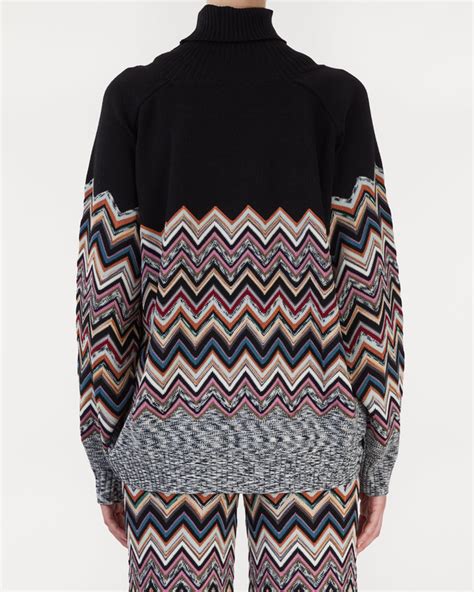 Missoni Sweater Roll Neck Multicolor Wakakuu