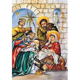 Buy IMFPA Jesus is born Painting Online- Shopclues.com