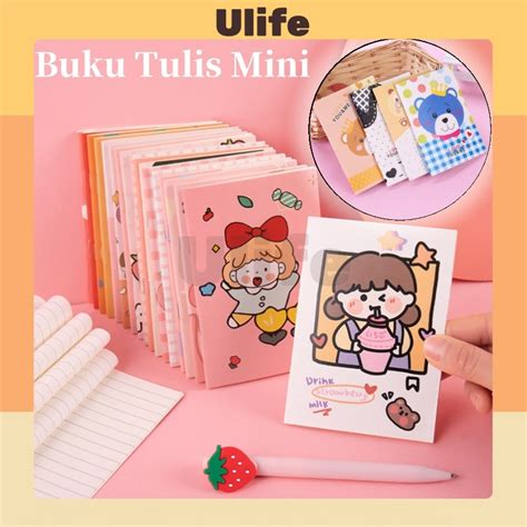 Jual Buku Tulis Mini Motif Kartun Note Book Mini Cartoon Book Notepad