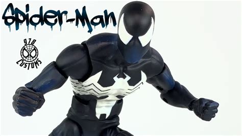 Symbiote Spider Man UK Custom Marvel Legends Spider Man 6 Action