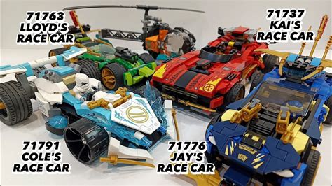 Lego Ninjago Race Car Collection Stop Motion Zane Lloyd Jay Kai